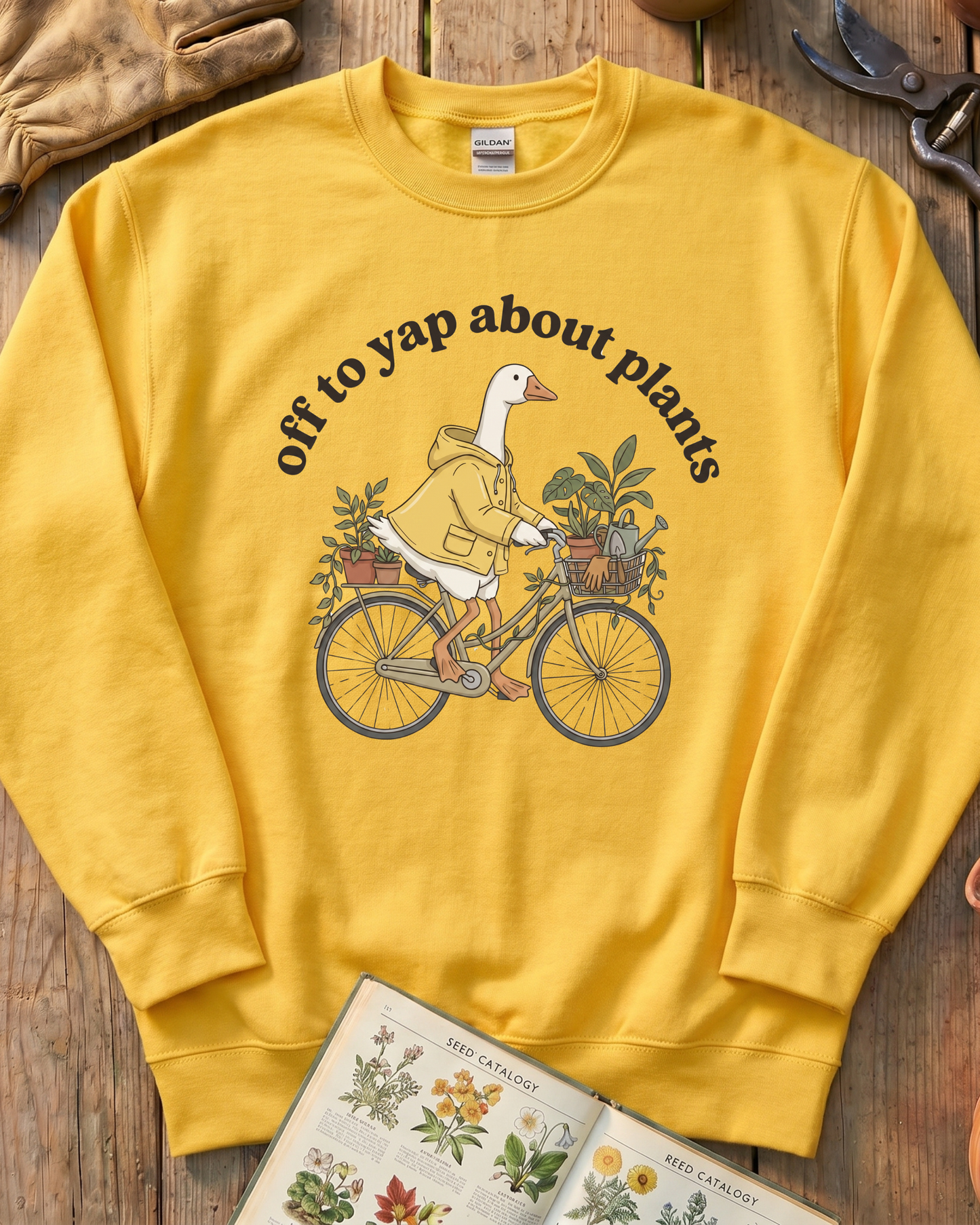 Off To Yap About Plants Sweatshirt