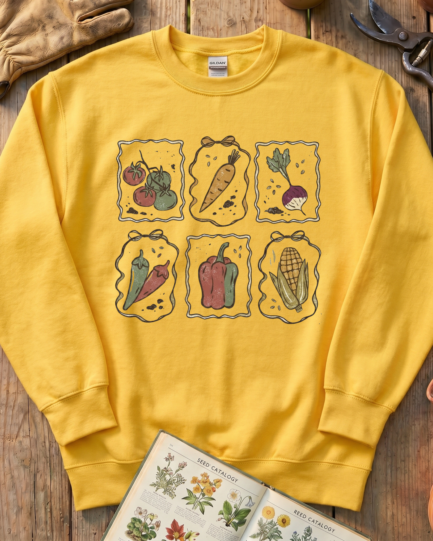 Vintage Vegetable Sweatshirt