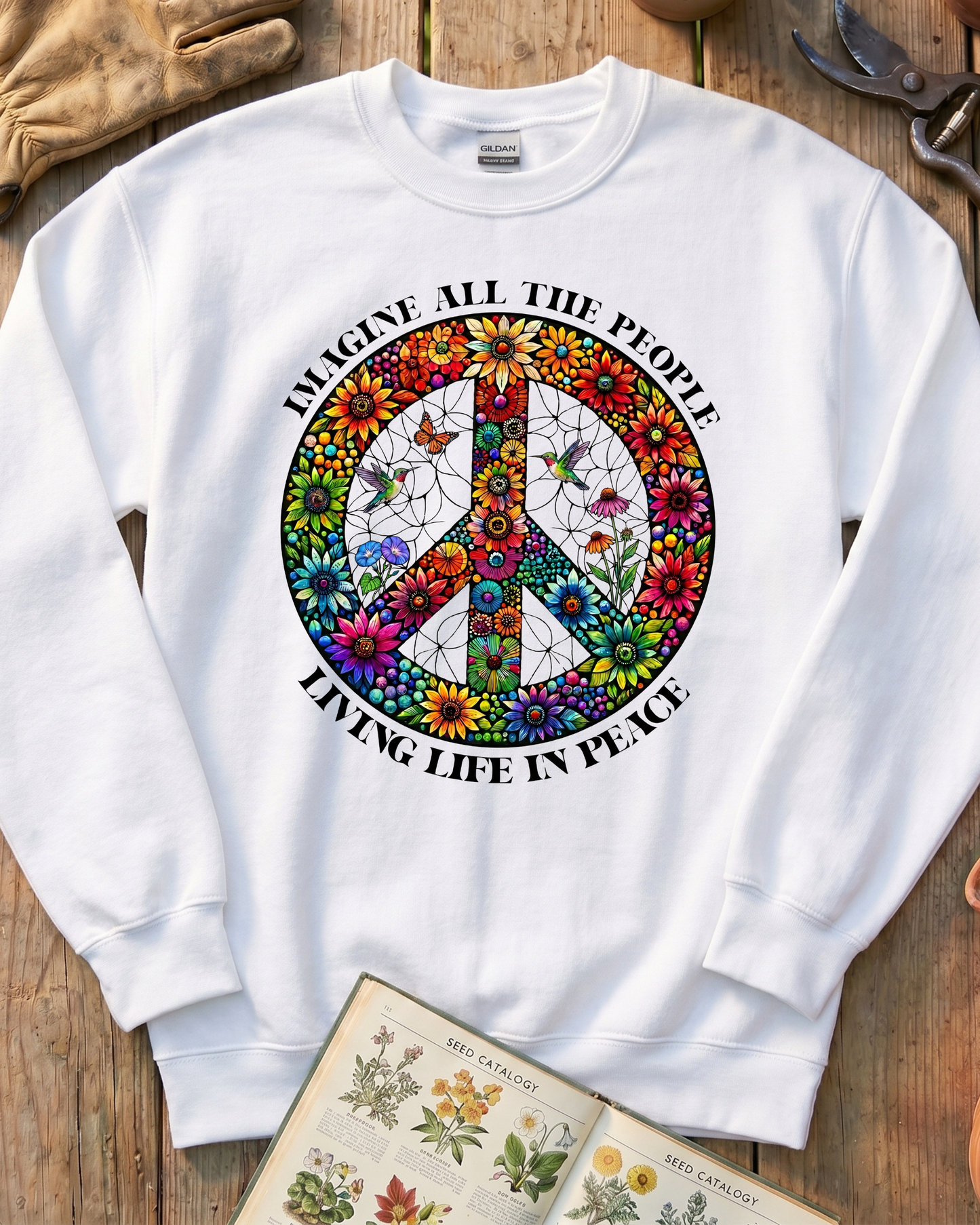 Hippie Plant Lover Sweatshirt
