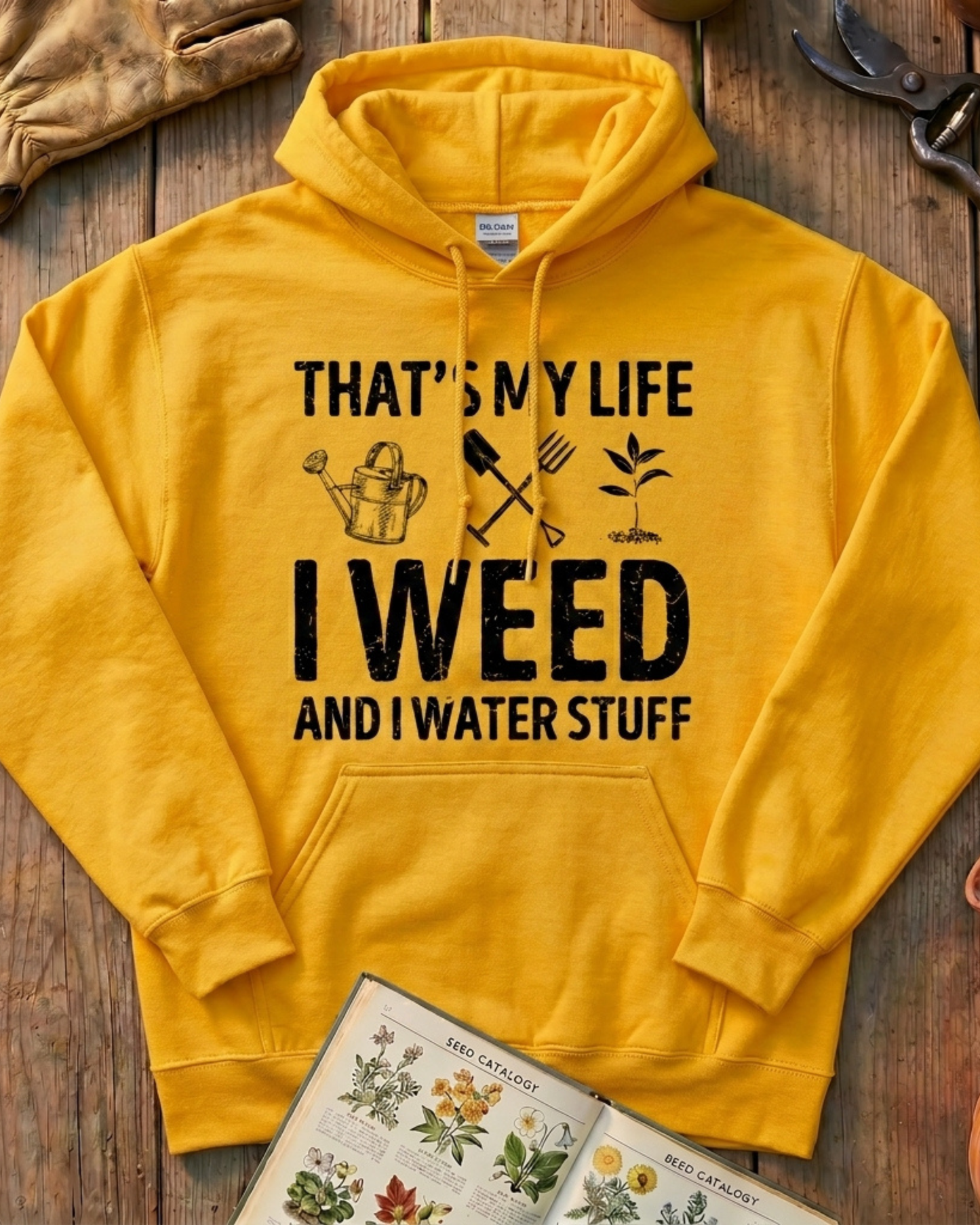 I Weed And Water Stuff Hoodie
