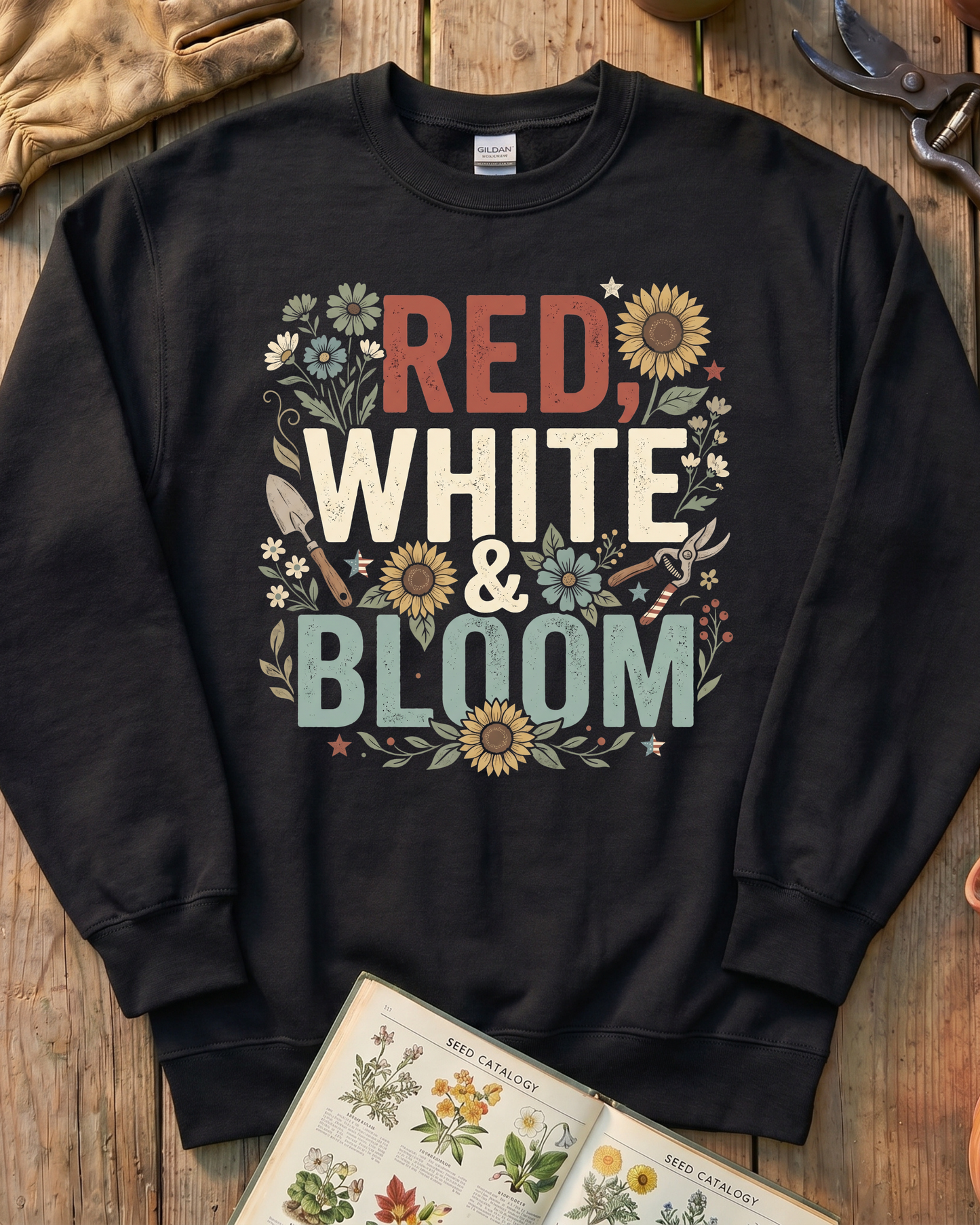 Red White & Bloom Sweatshirt