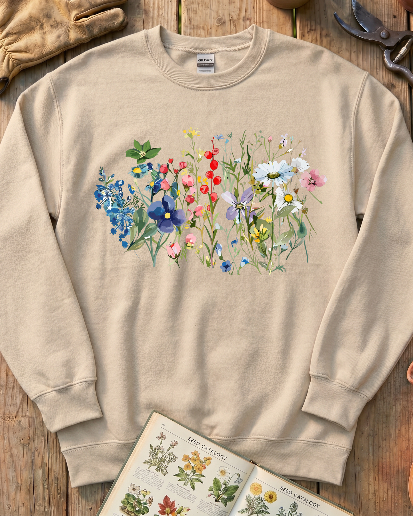 Wildflower Meadow Botanical Sweatshirt