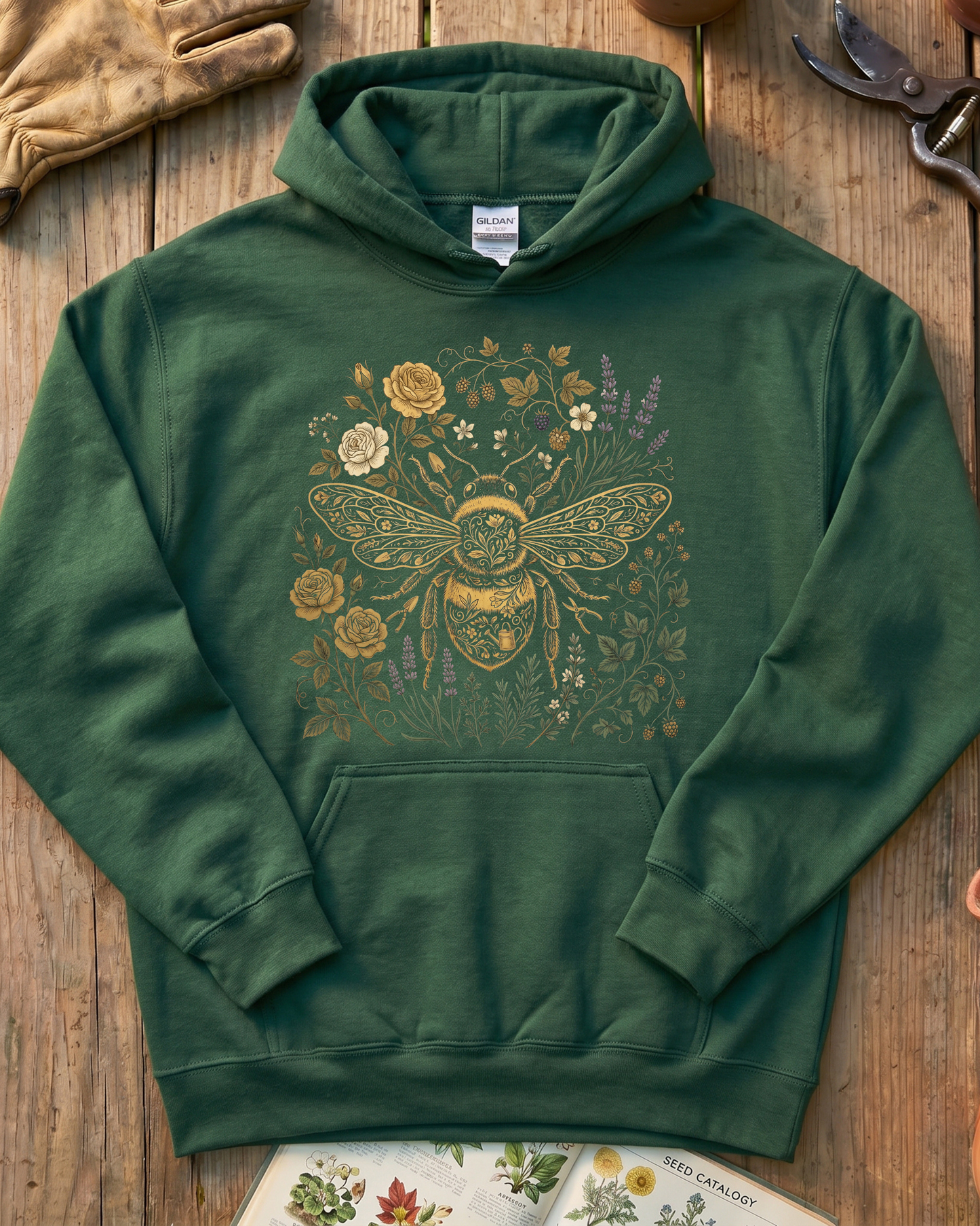 Bee Flower Hoodie
