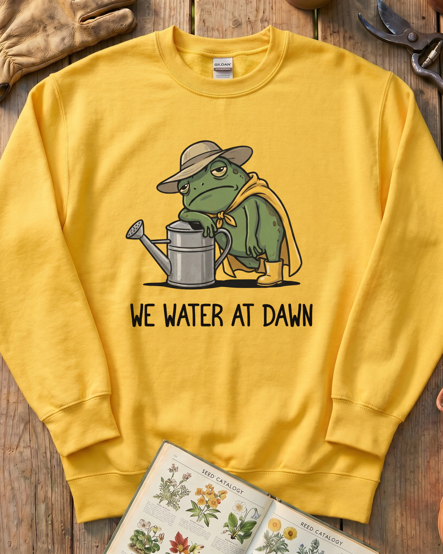 Frog Gardener Mood Sweatshirt