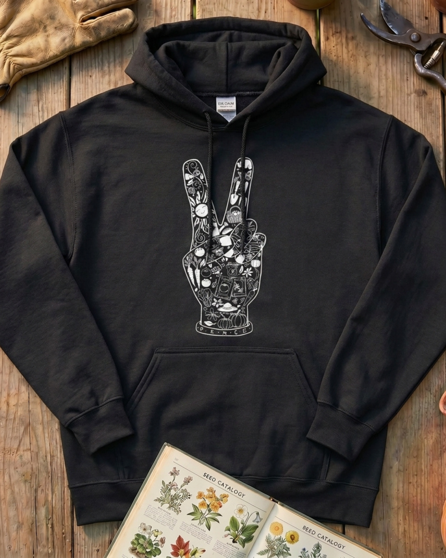 Gardening Rock Hoodie