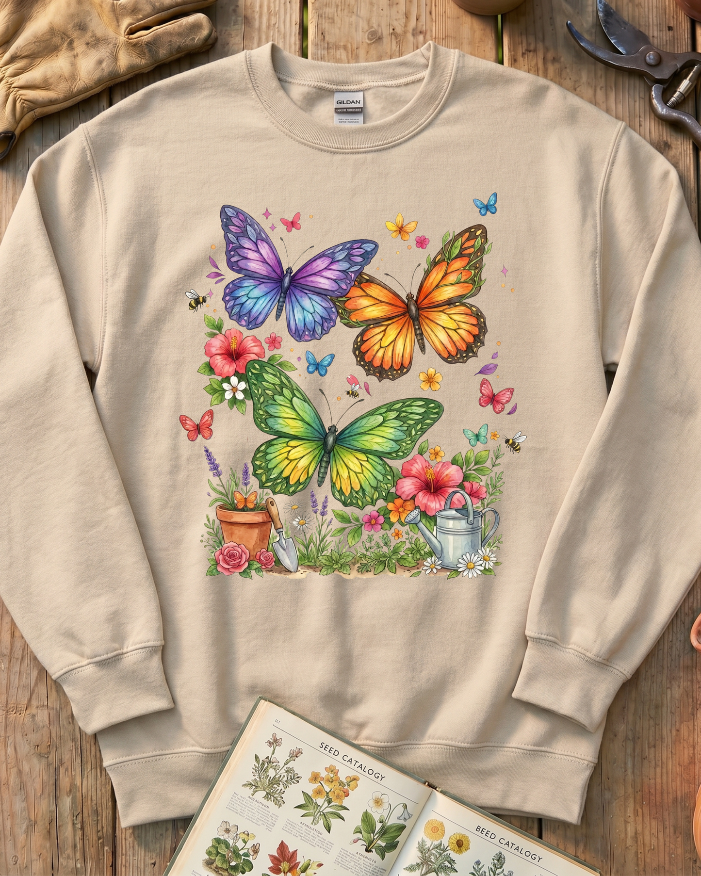 Butterfly Summer Sweatshirt