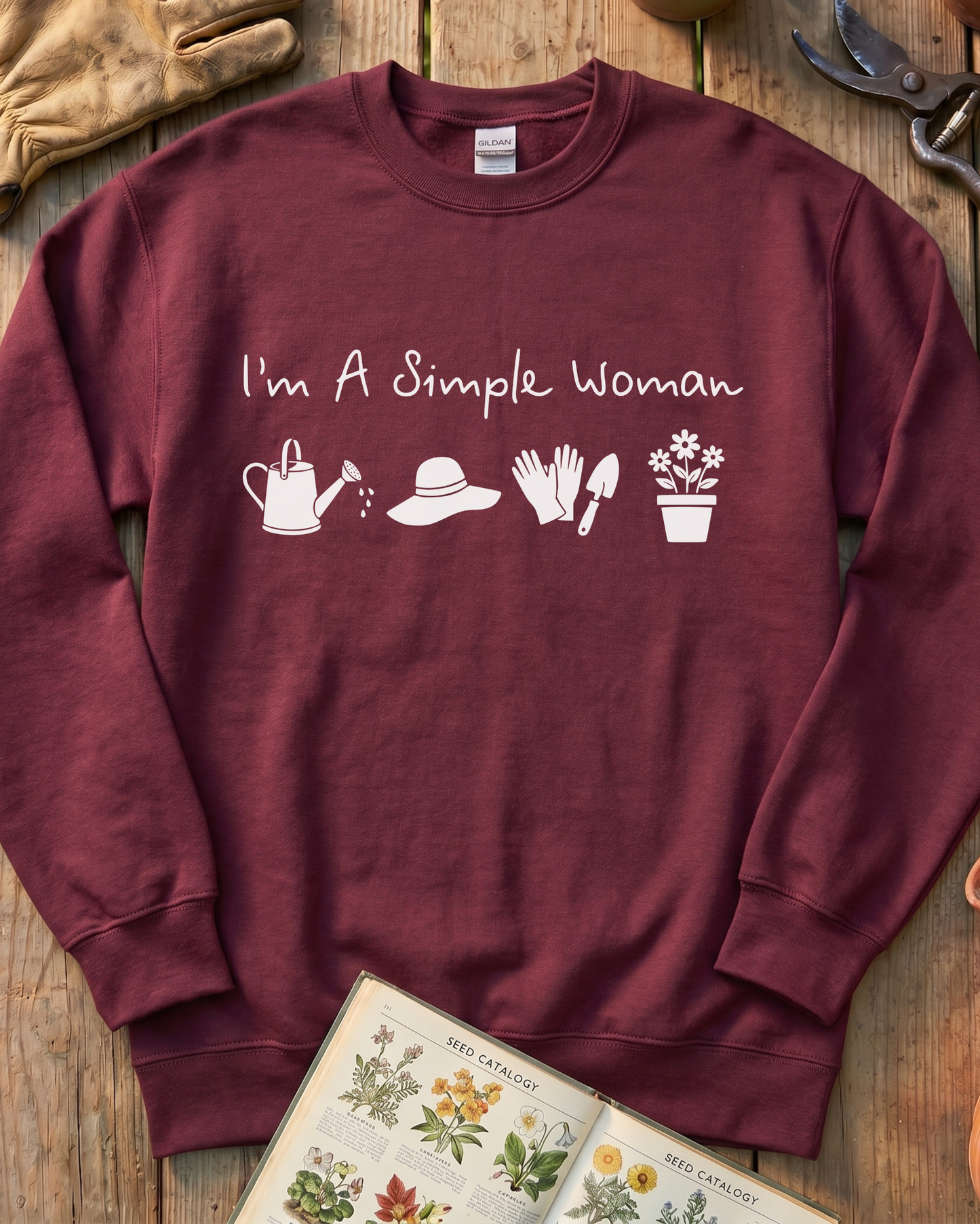 Simple Woman Garden Sweatshirt