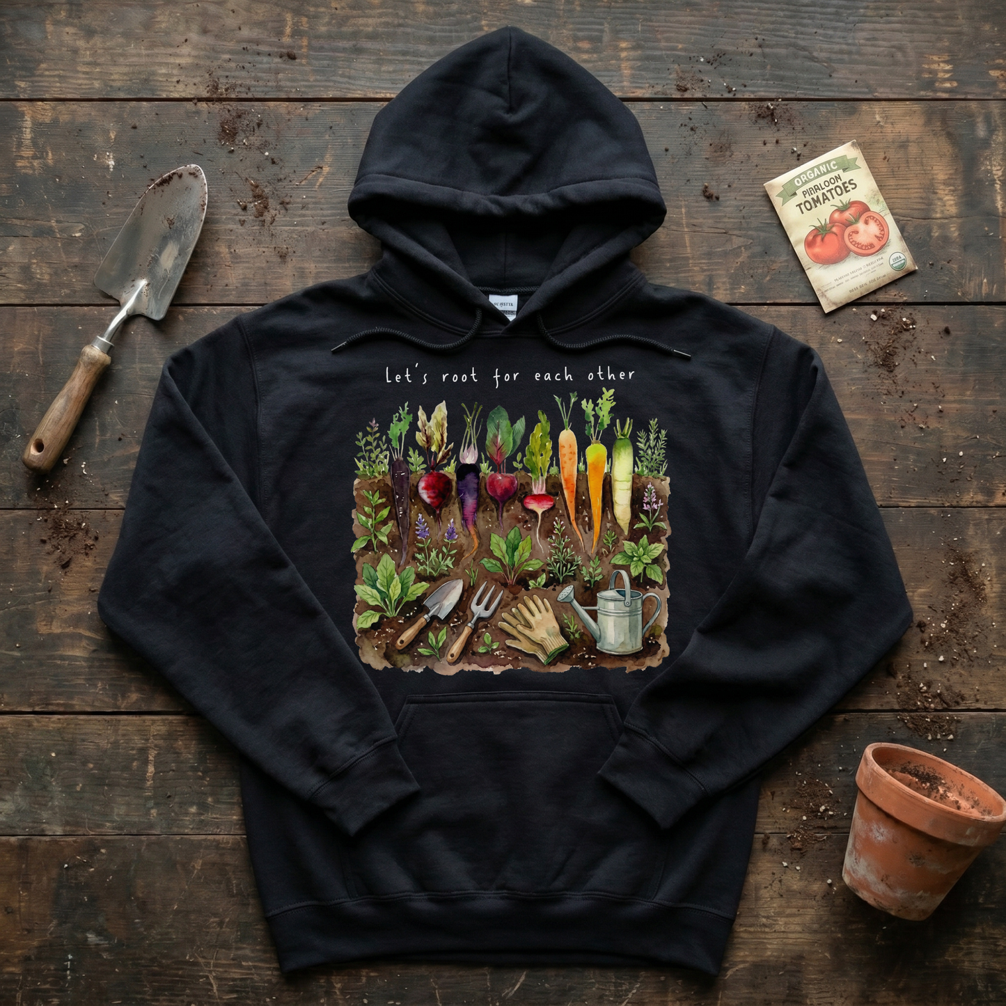 Let's Root For Each Other Hoodie