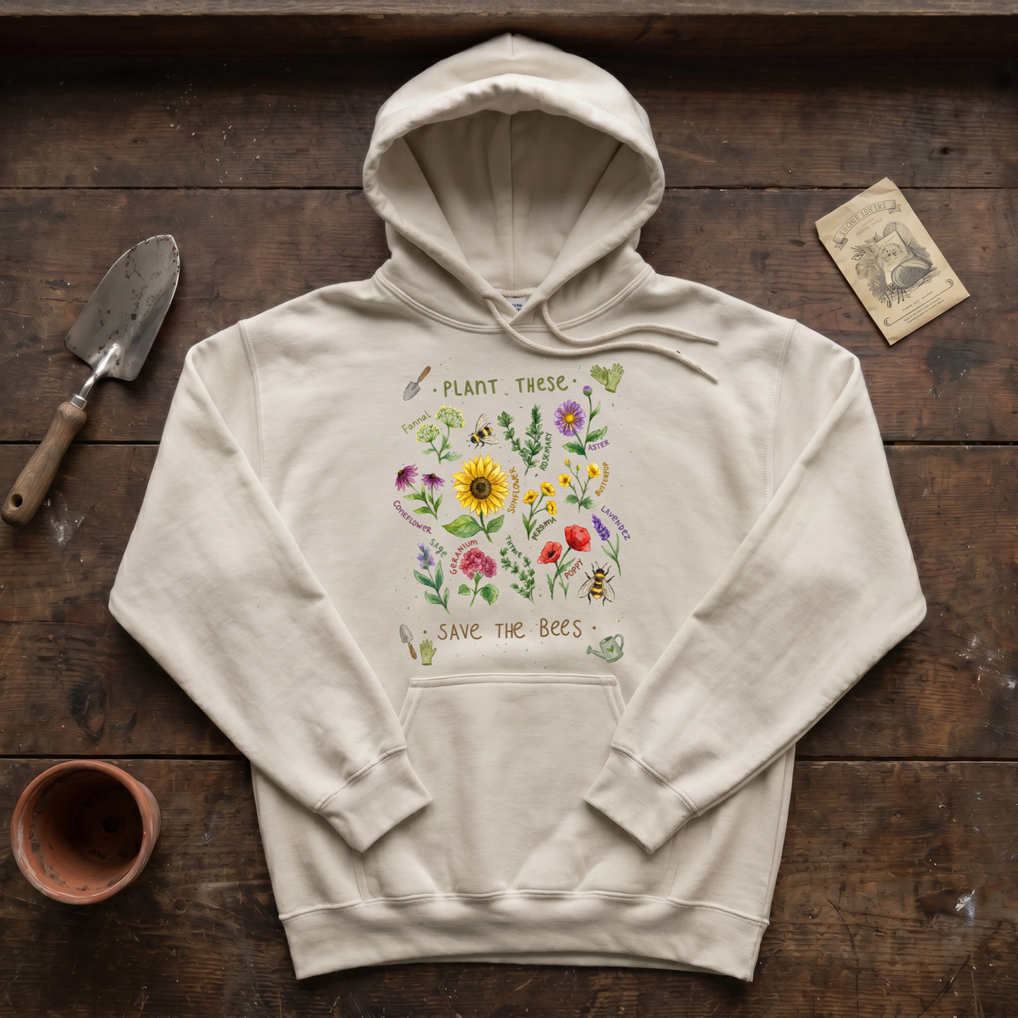 Plant Flowers Gardening Hoodie