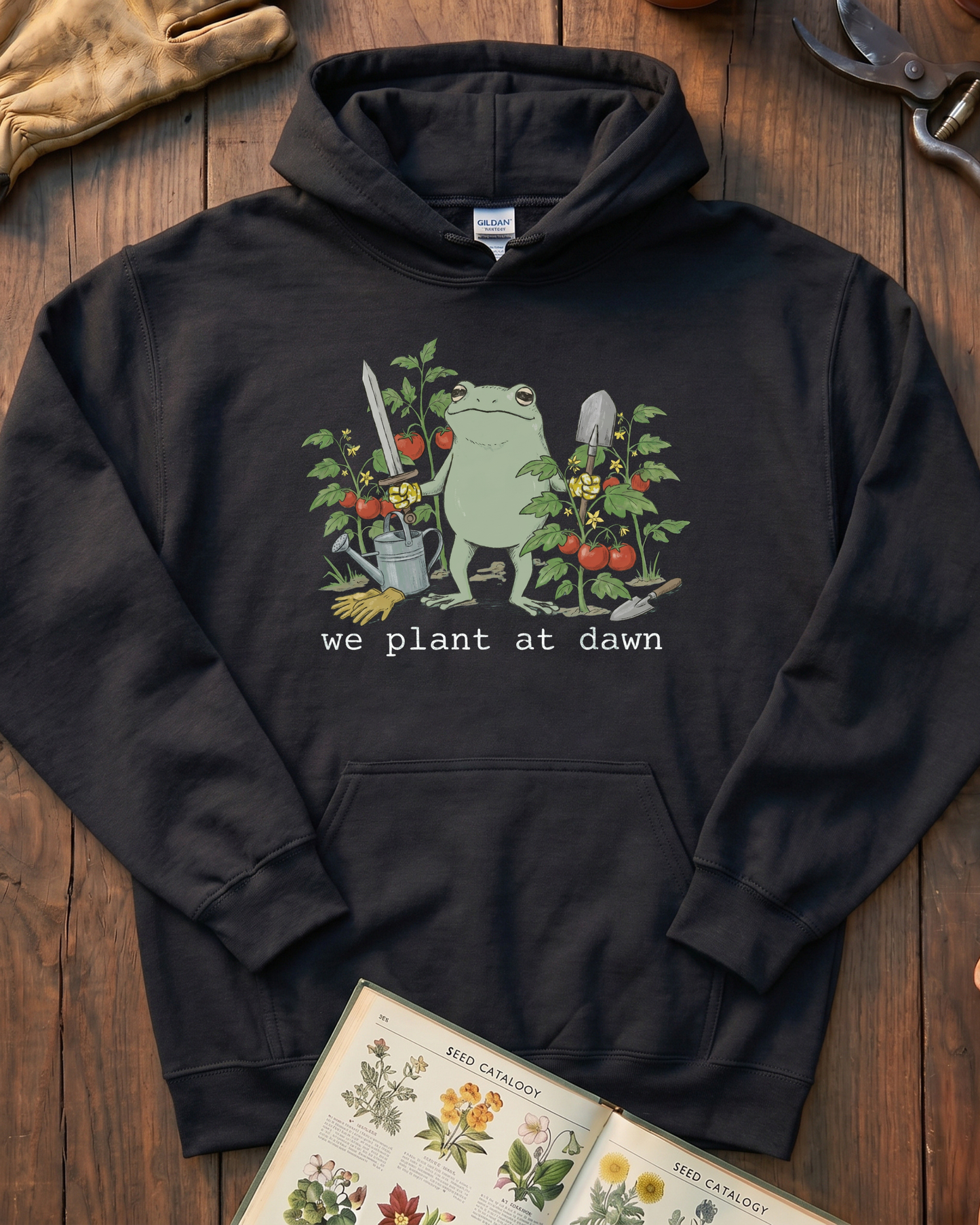 We Plant at Dawn Hoodie