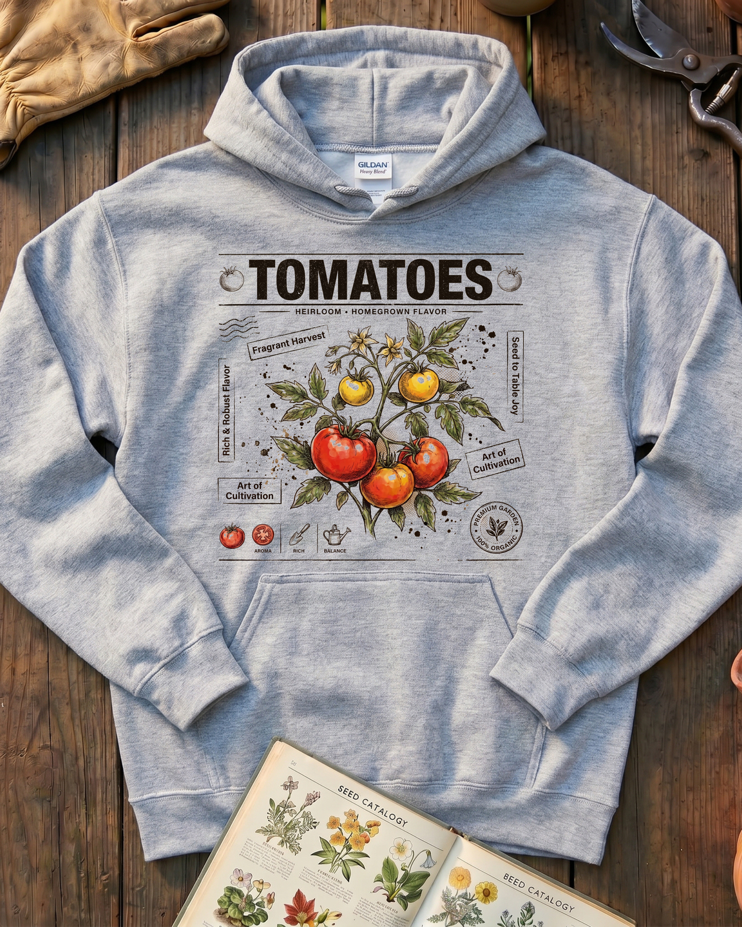 Seed To Table Tomato Hoodie