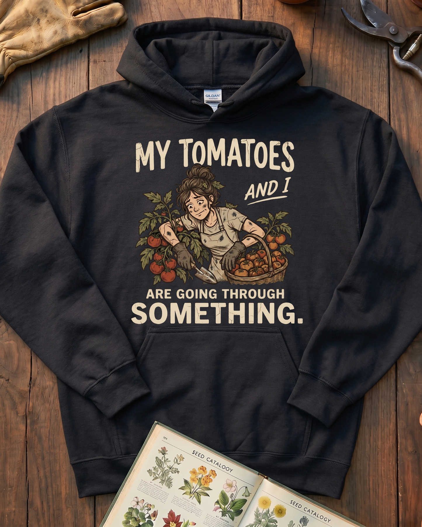 Tomato Garden Struggle Hoodie
