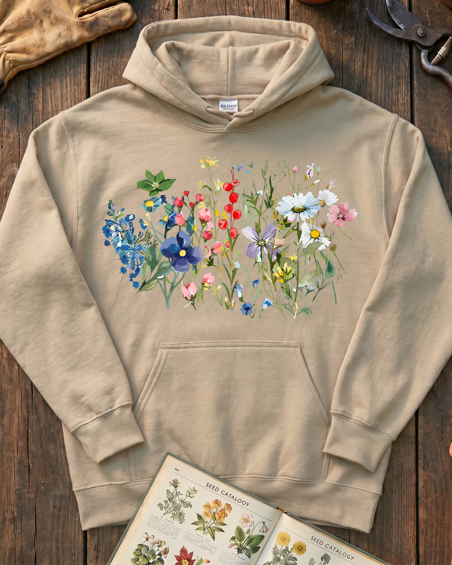 Wildflower Meadow Botanical Hoodie