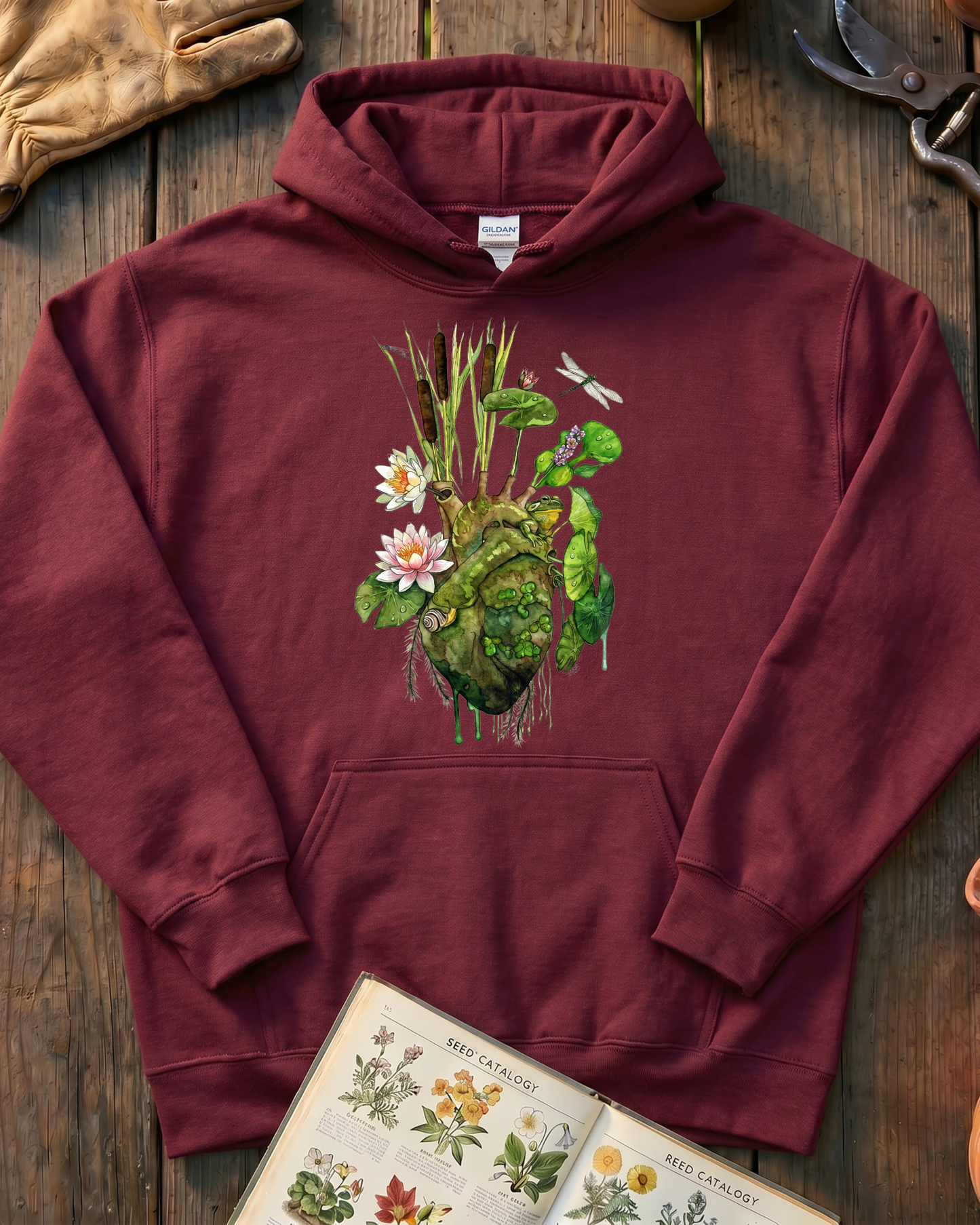 Native Wetland Art Hoodie