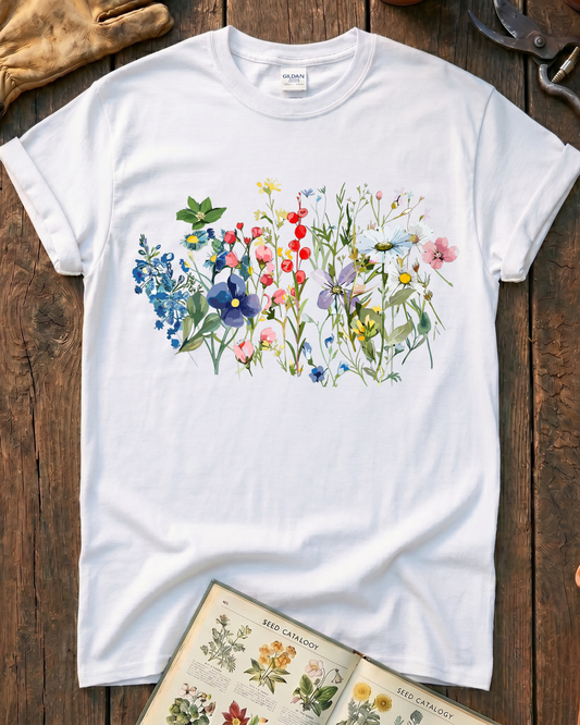 Wildflower Meadow Botanical T-Shirt