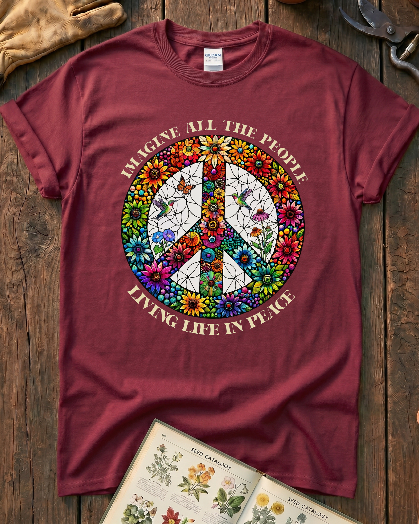 Groovy Peace Plant T-Shirt