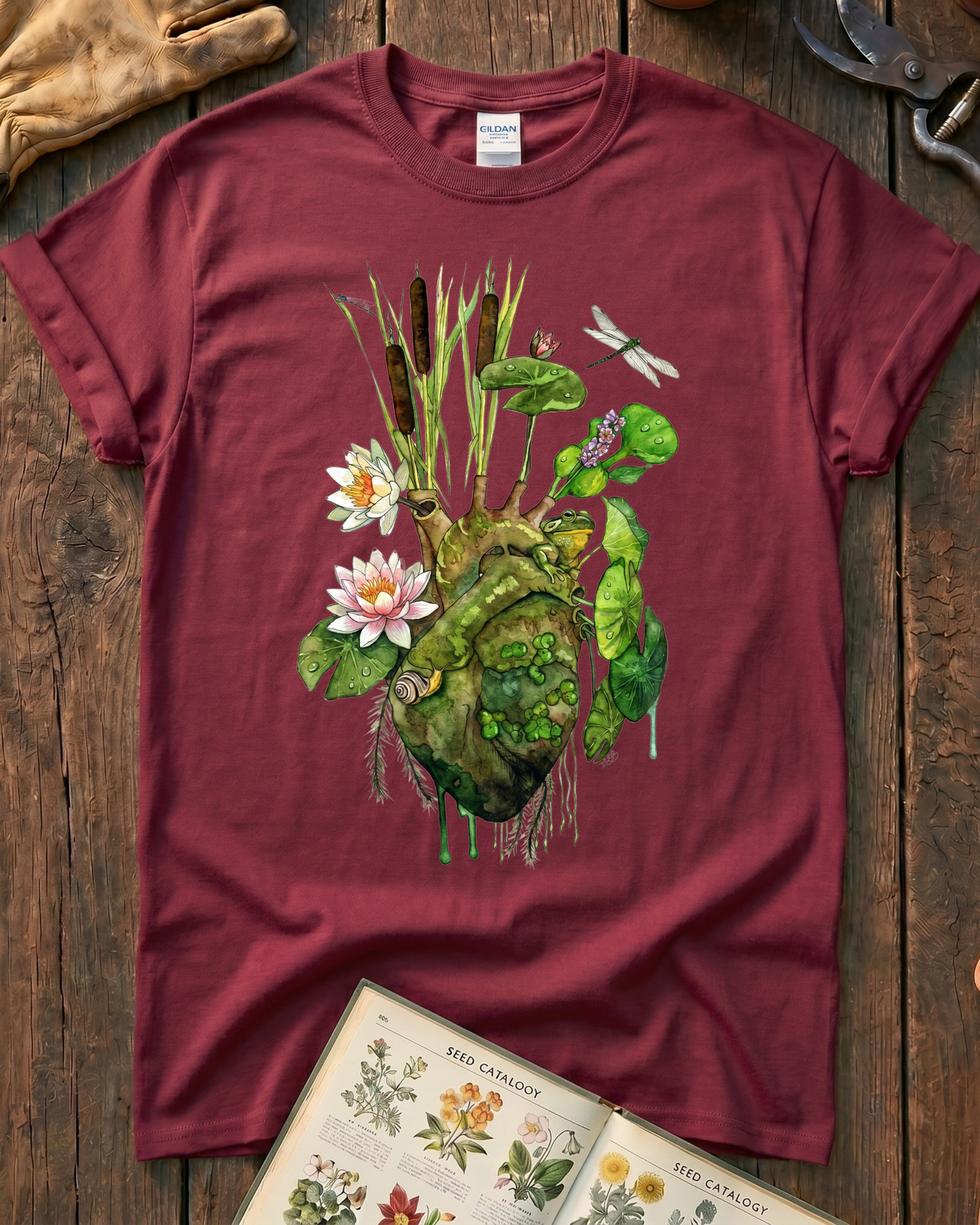 Wetland Heart Nature T-Shirt