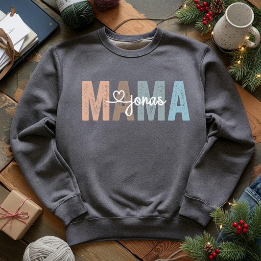 Mama Sweatshirt mit Name