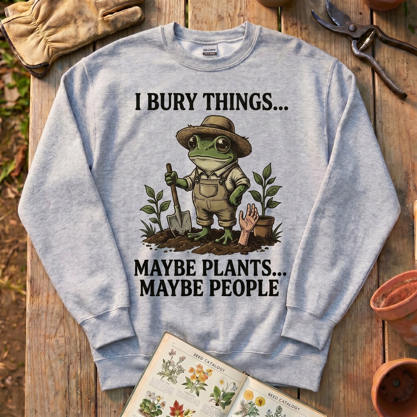 Retro Sarcastic Gardening Sweatshirt
