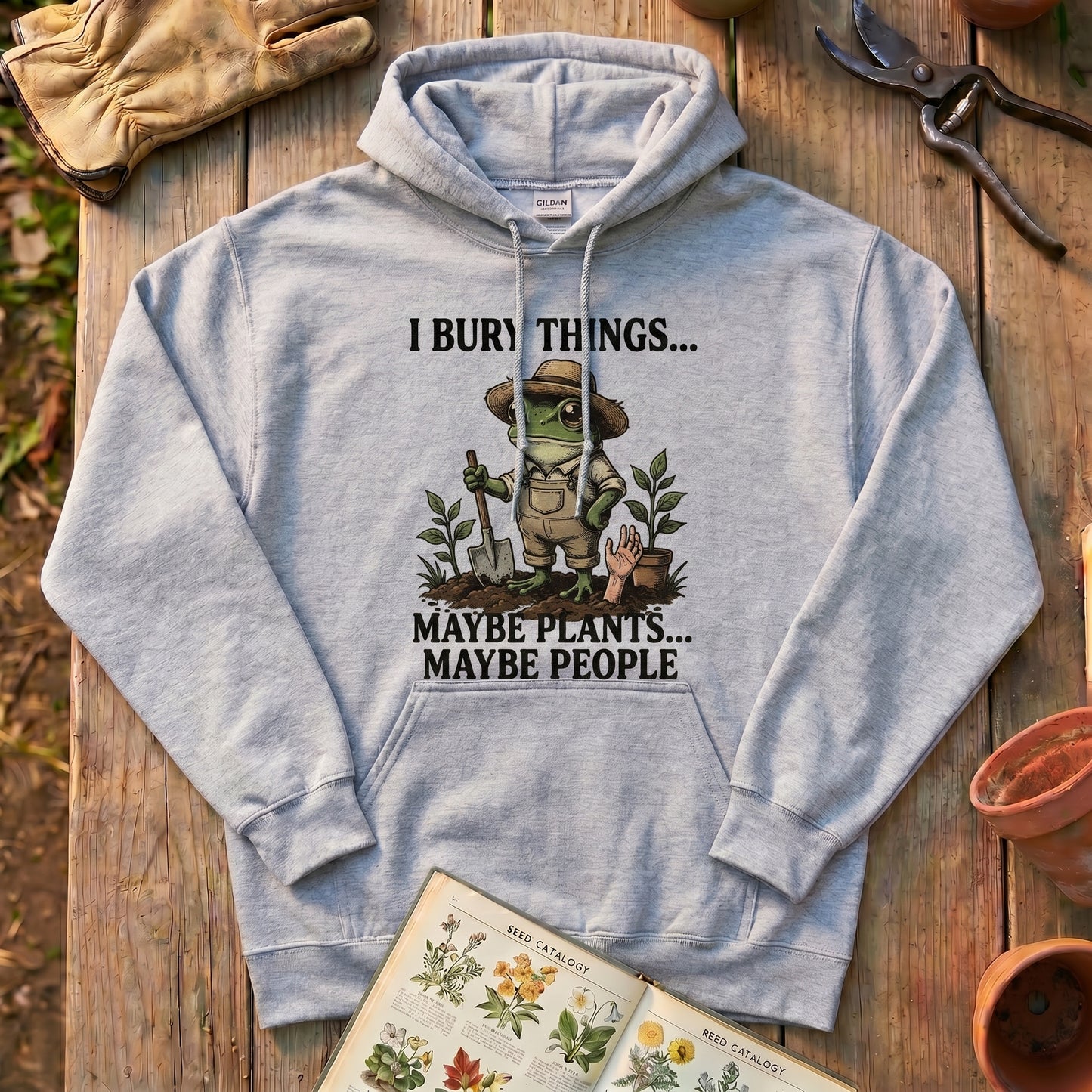 Retro Sarcastic Gardening Hoodie