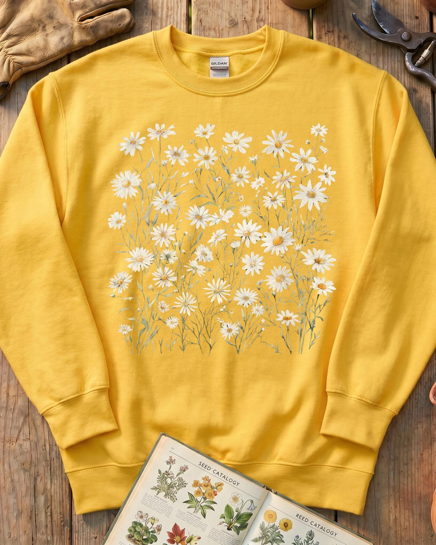 Daisy Flower Sweatshirt