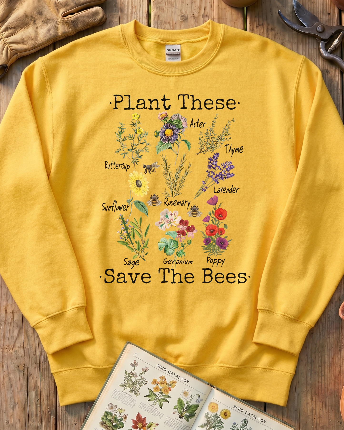 Plant These Save The Bees Sweatshirt