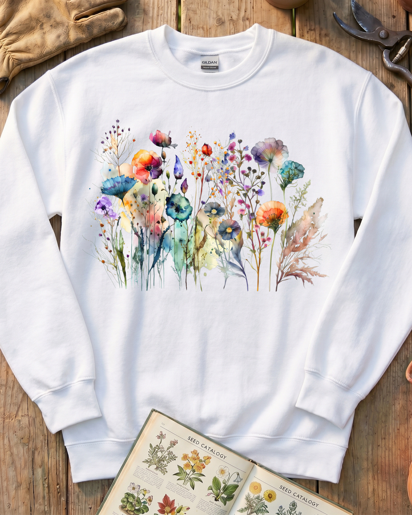 Botanical Wildflower Sweatshirt
