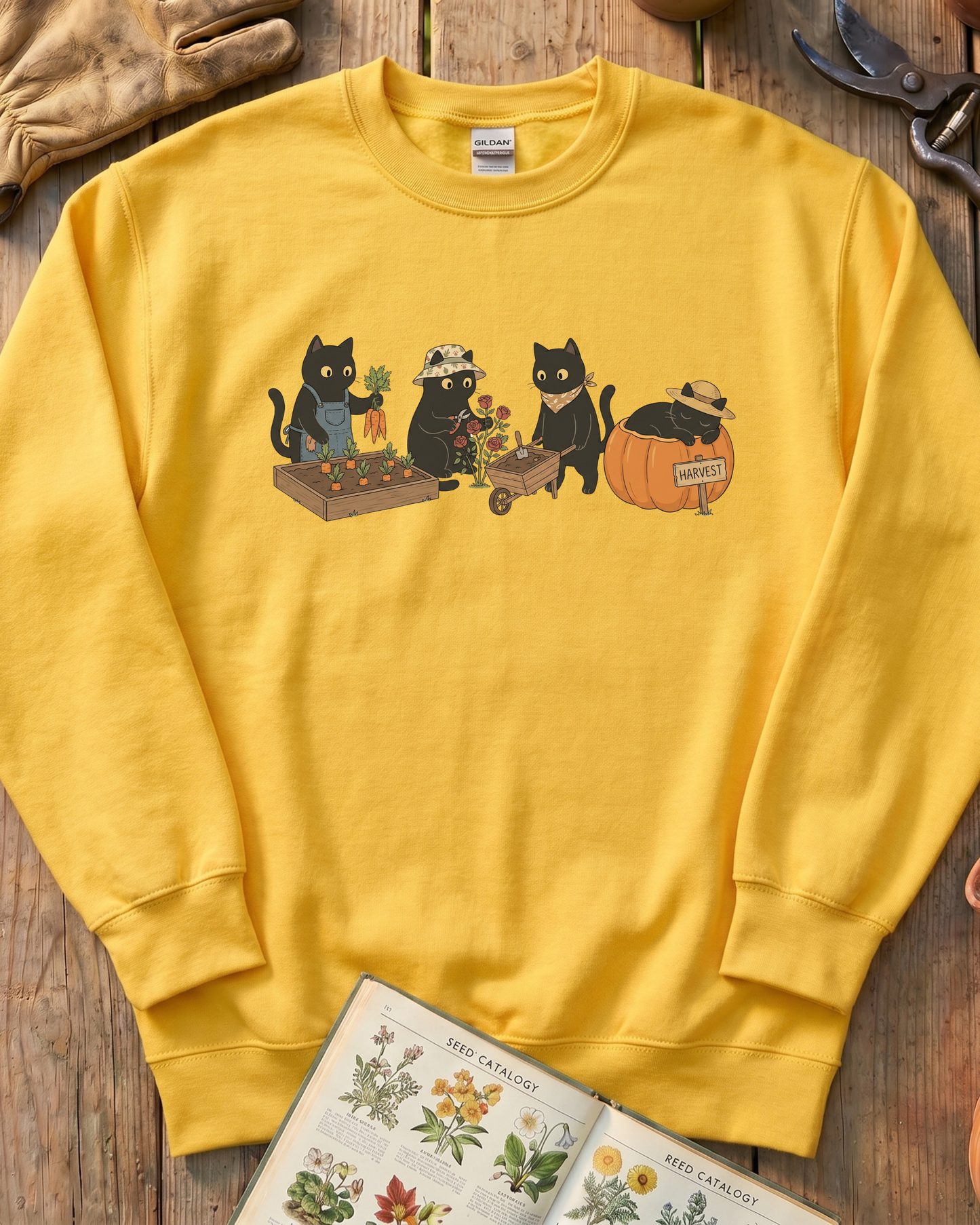 Cute Cat Gardeners Sweatshirt