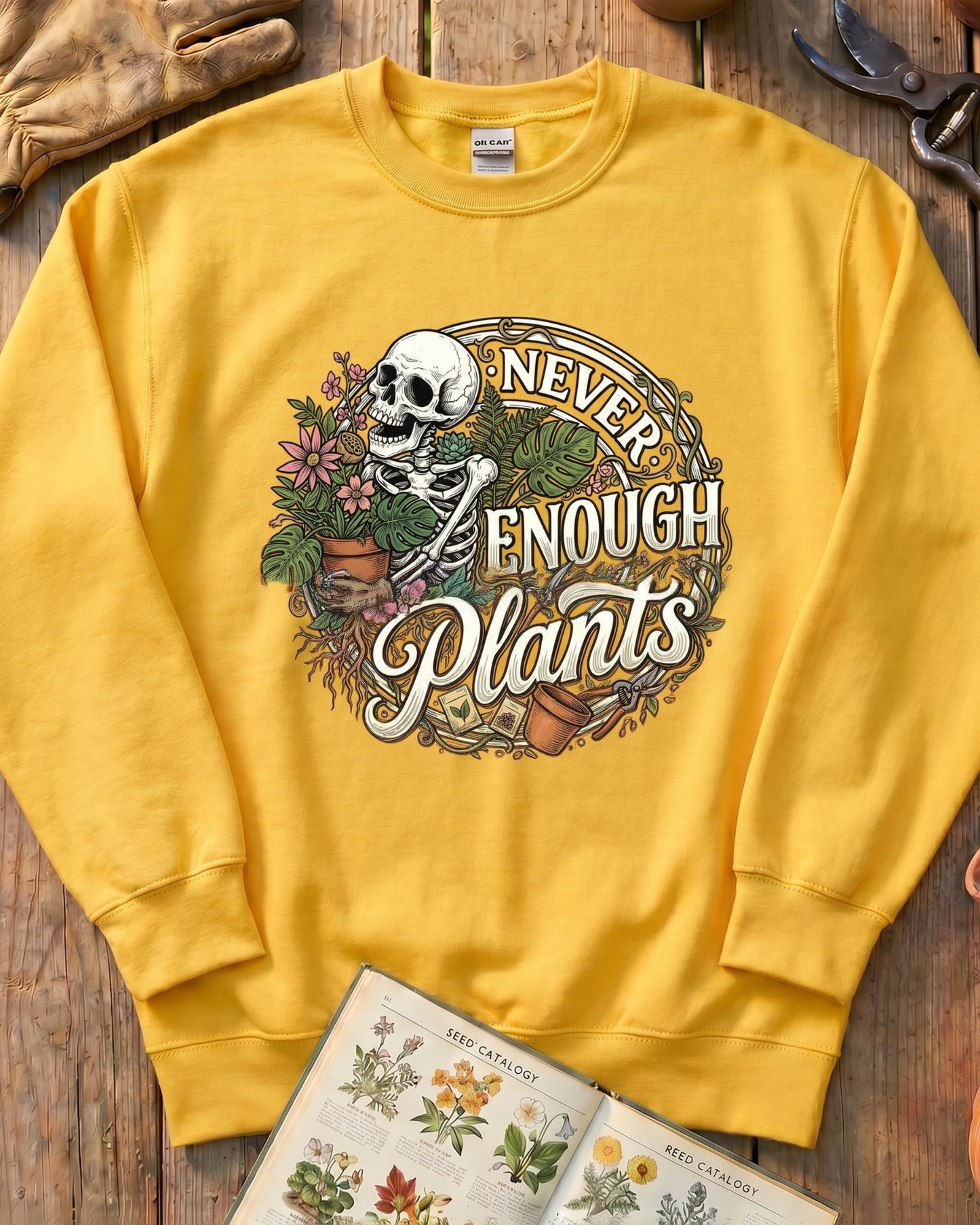 Never Enough Plants Tee Sweatshirt