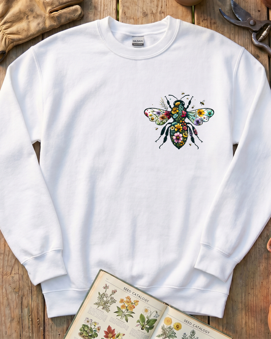 Pollinator Bee Garden Sweatshirt