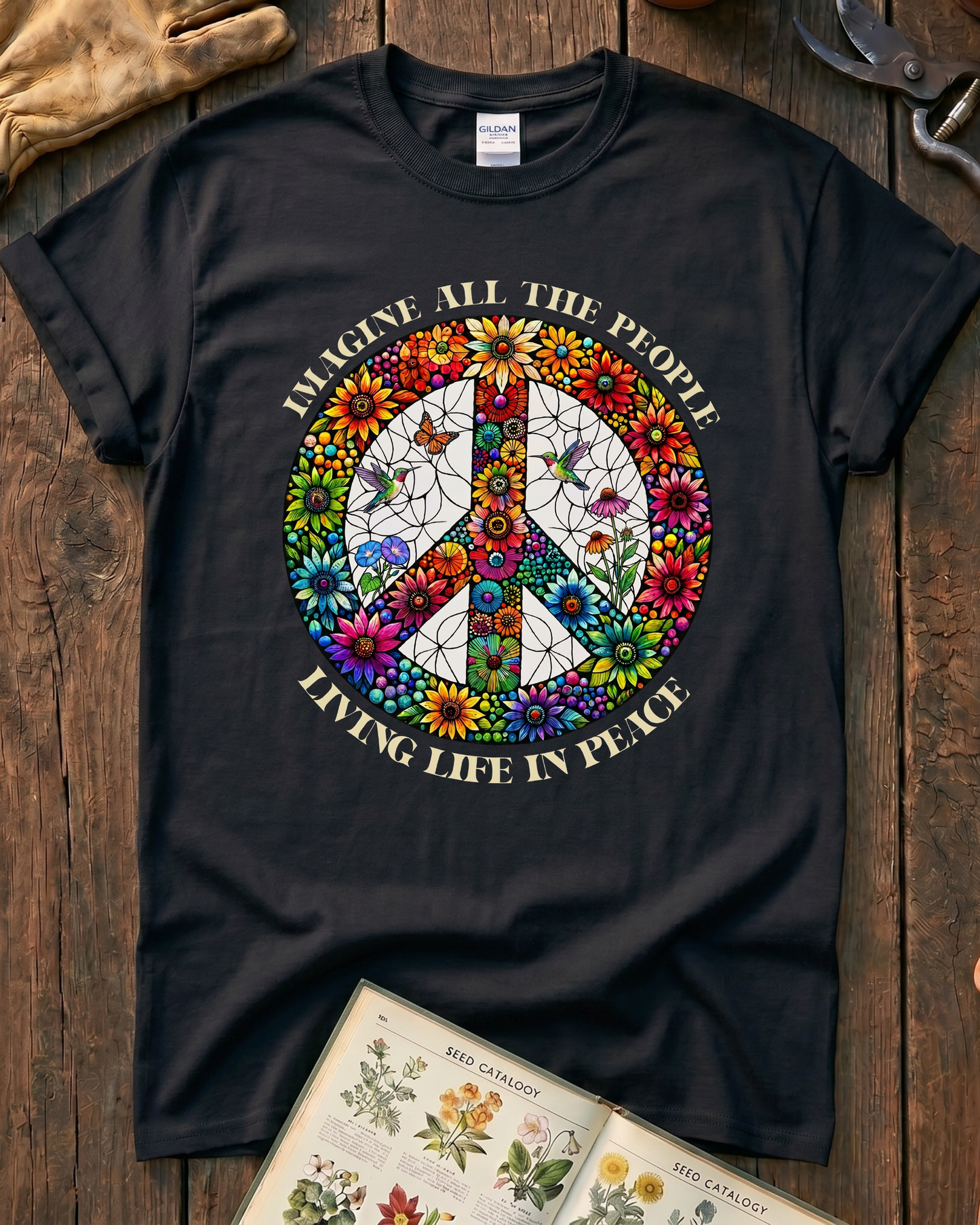 Groovy Peace Plant T-Shirt