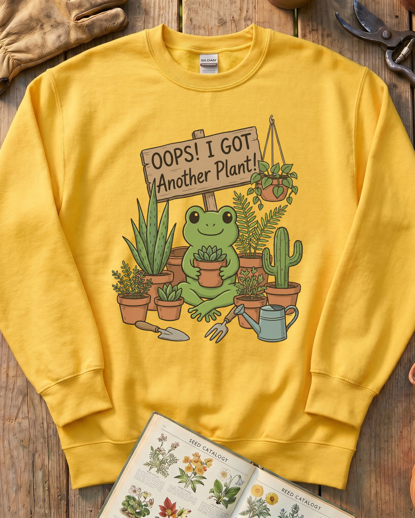 Minimalist Plant Lover Sweatshirt