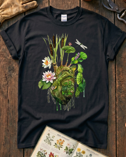 Wetland Heart Nature T-Shirt