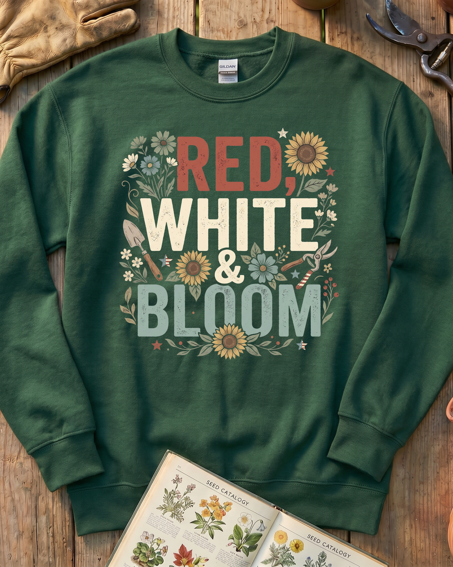 Red White & Bloom Sweatshirt