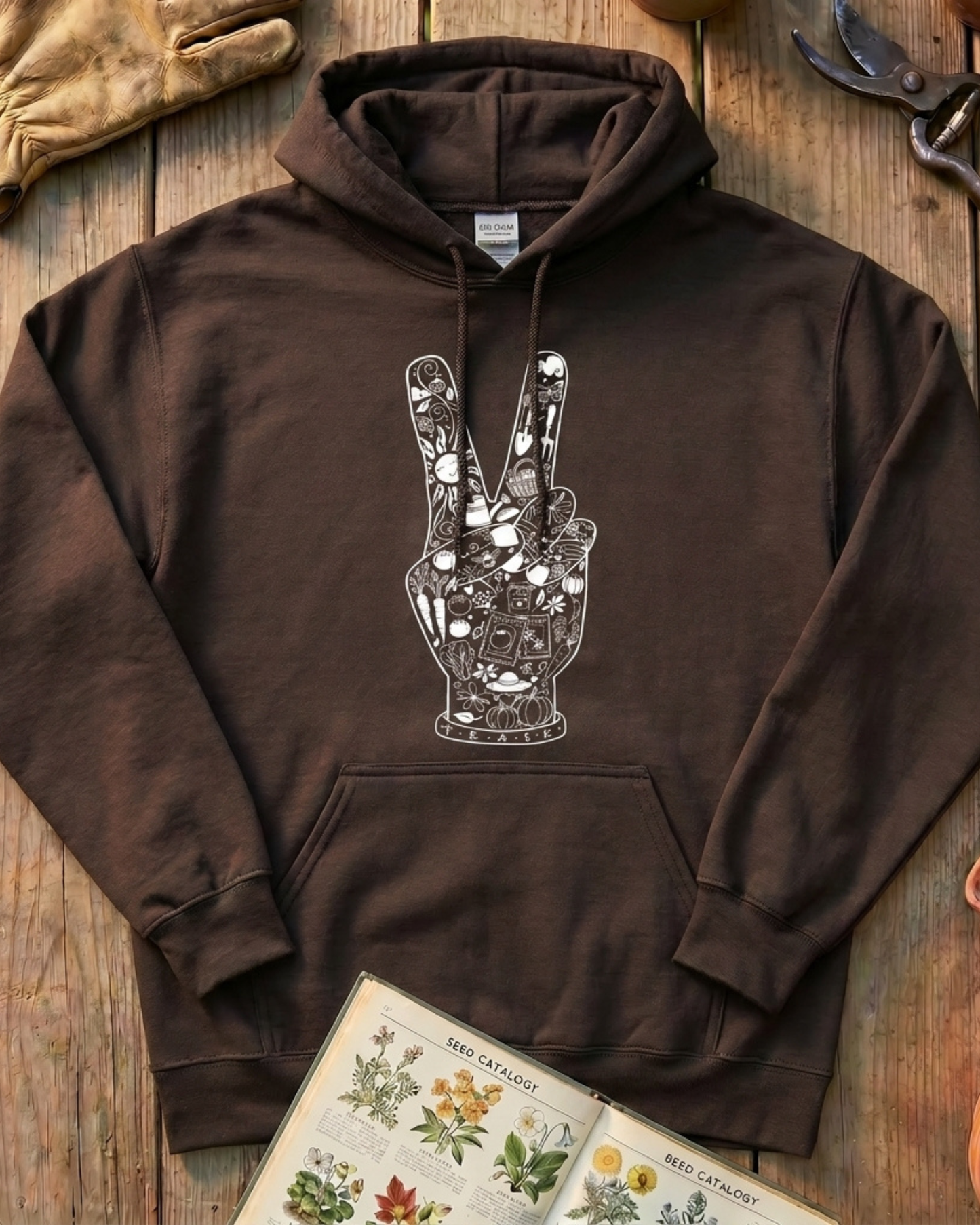 Gardening Rock Hoodie