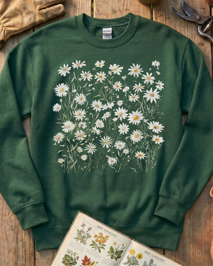 Daisy Flower Sweatshirt