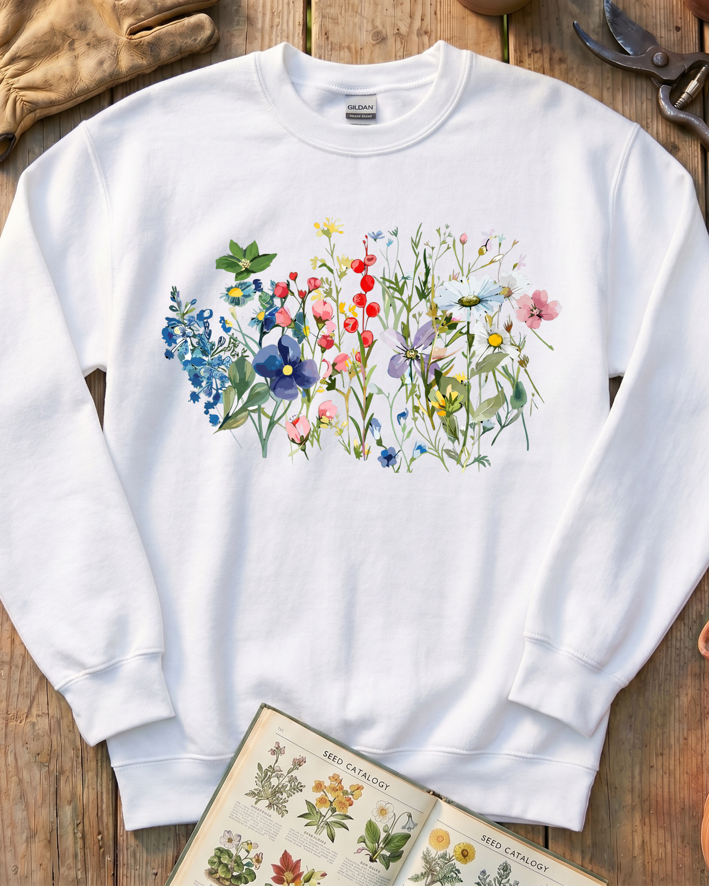 Wildflower Meadow Botanical Sweatshirt