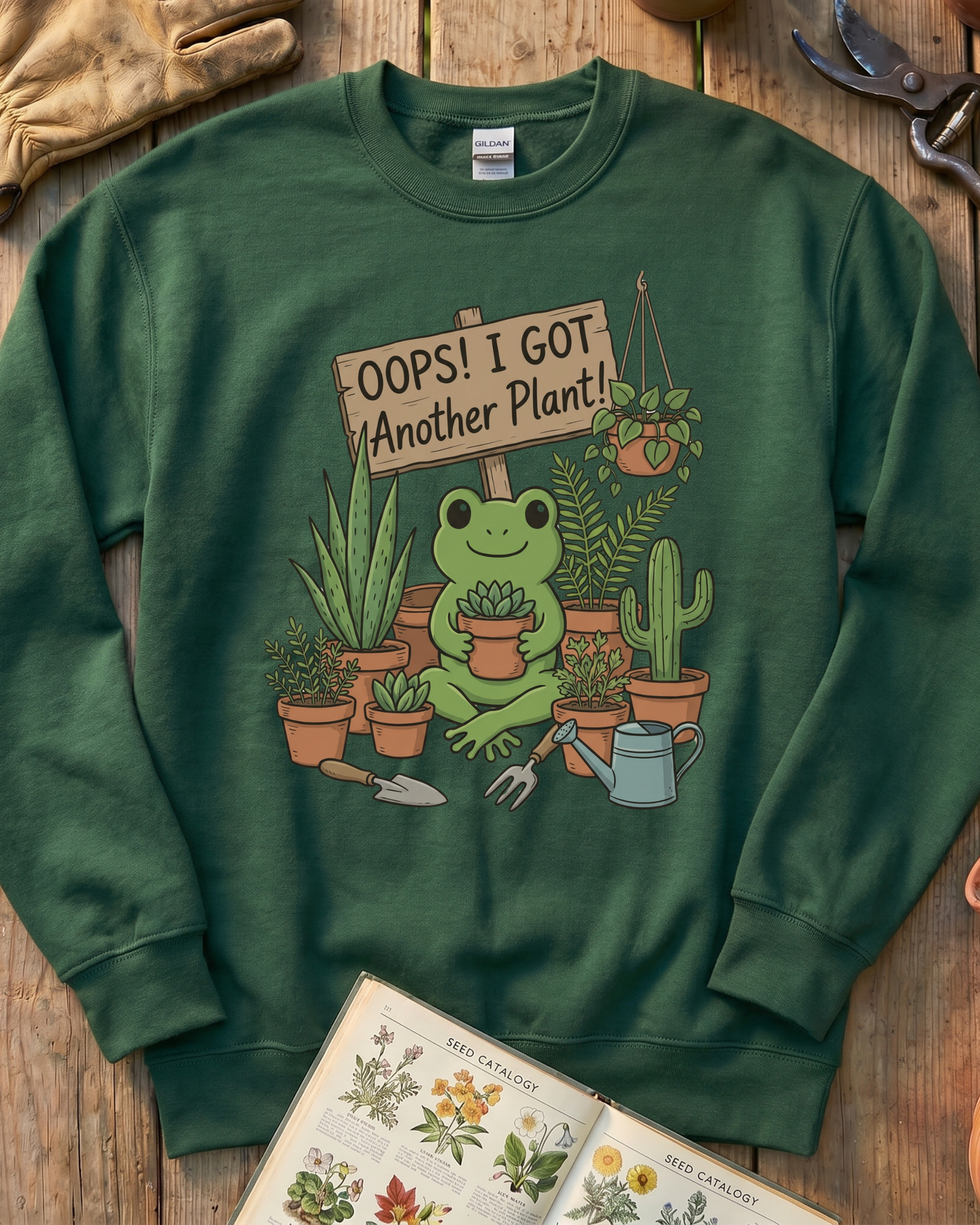 Minimalist Plant Lover Sweatshirt