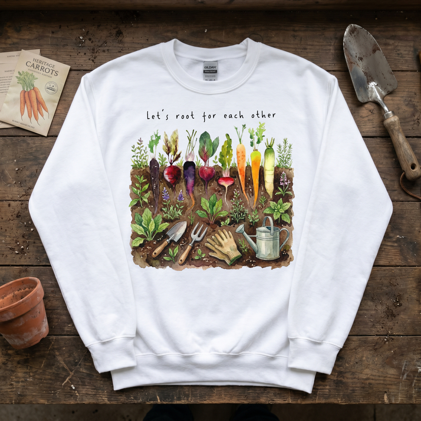 Let's Root For Each Other Sweatshirt