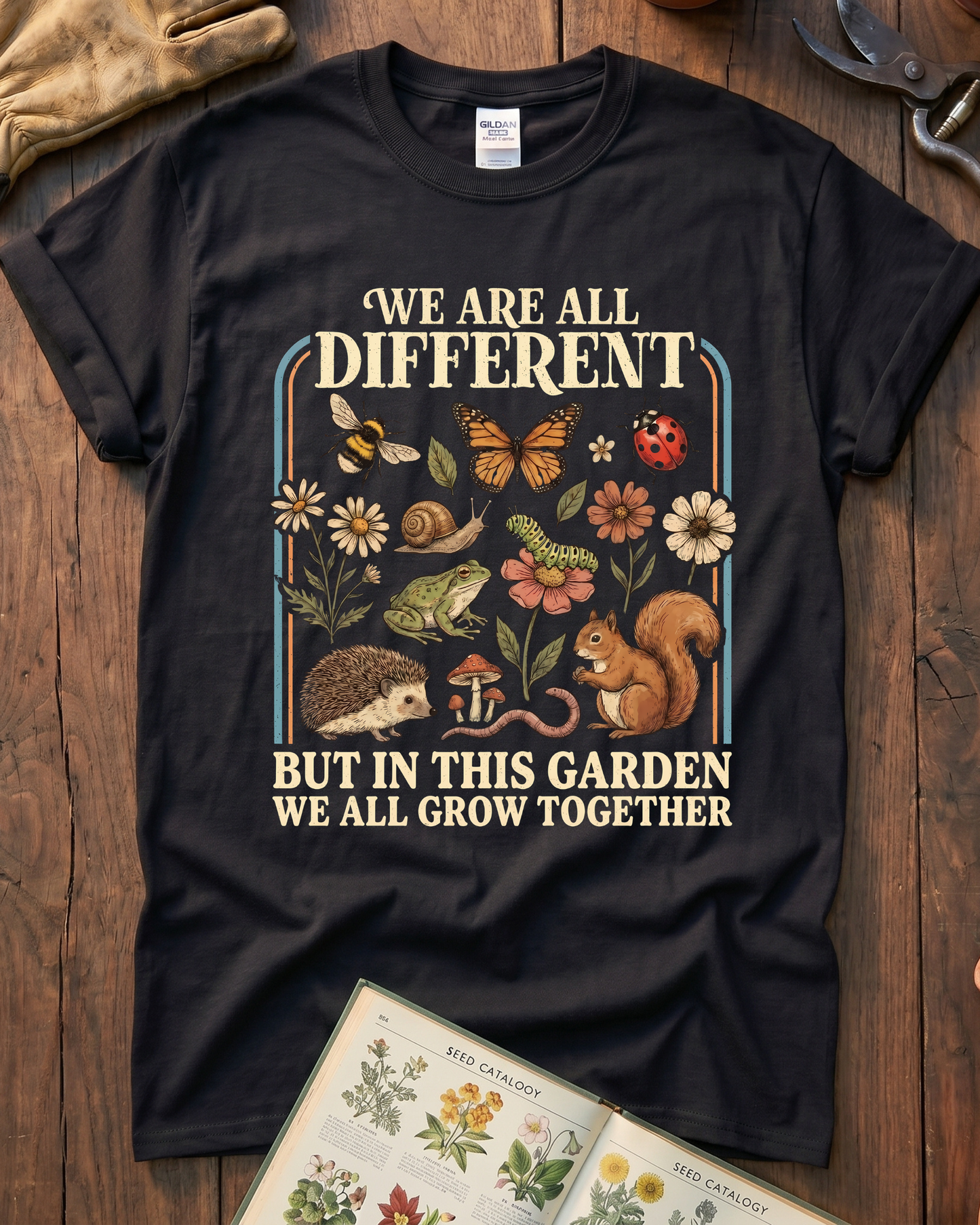 Grow Together Retro Garden T-Shirt