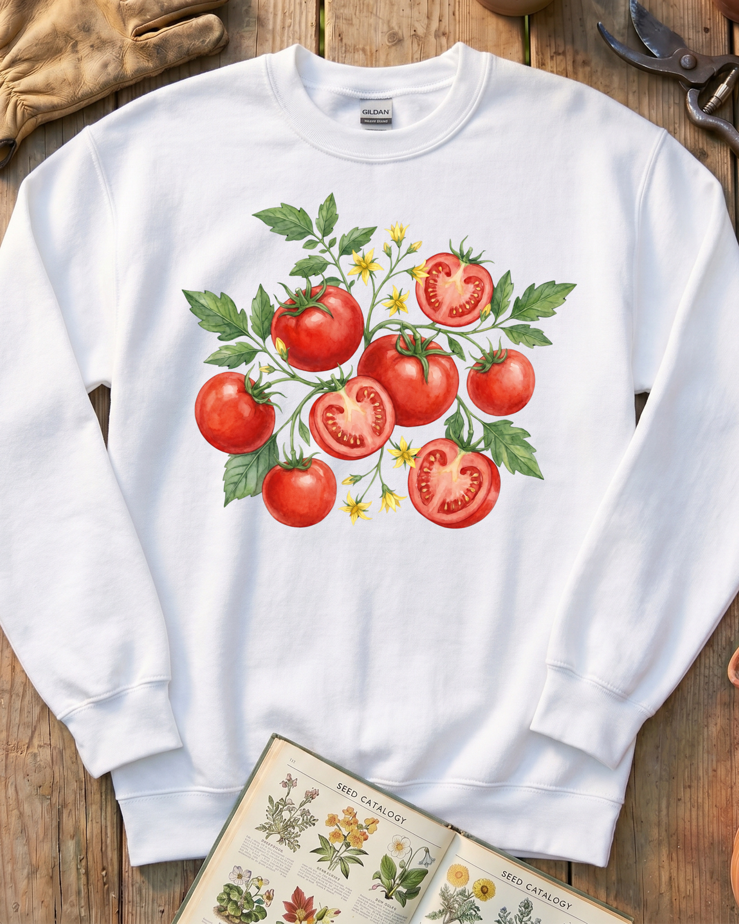 Heirloom Tomato Bloom Sweatshirt