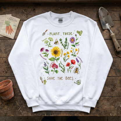 Plant Flowers Gardening Sweatshirt