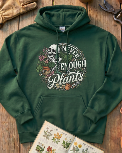 Never Enough Plants Tee Hoodie