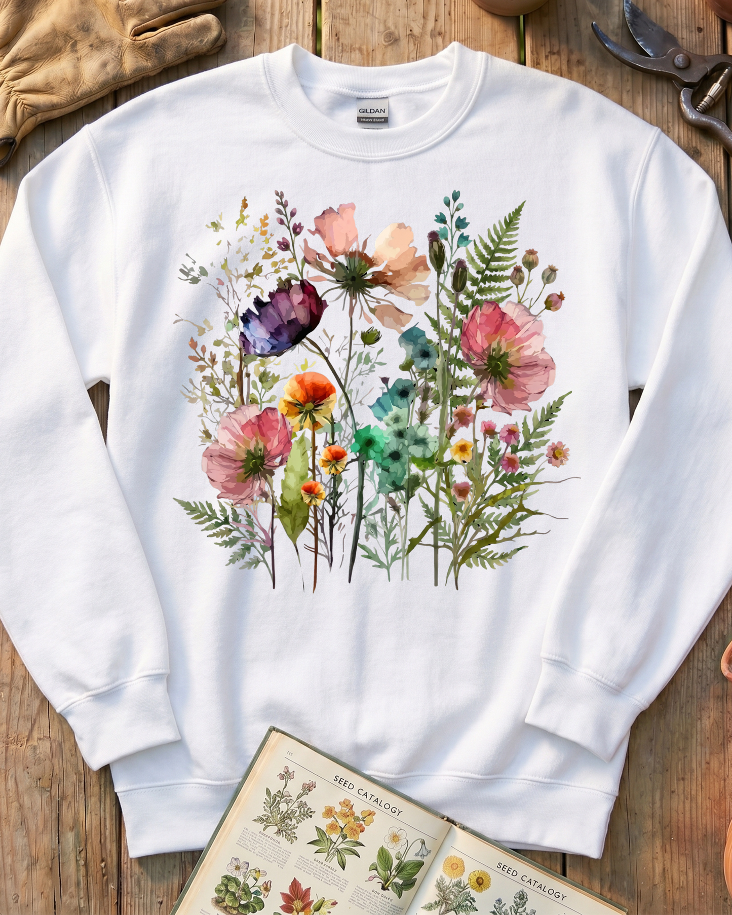 Soft Meadow Bloom Sweatshirt