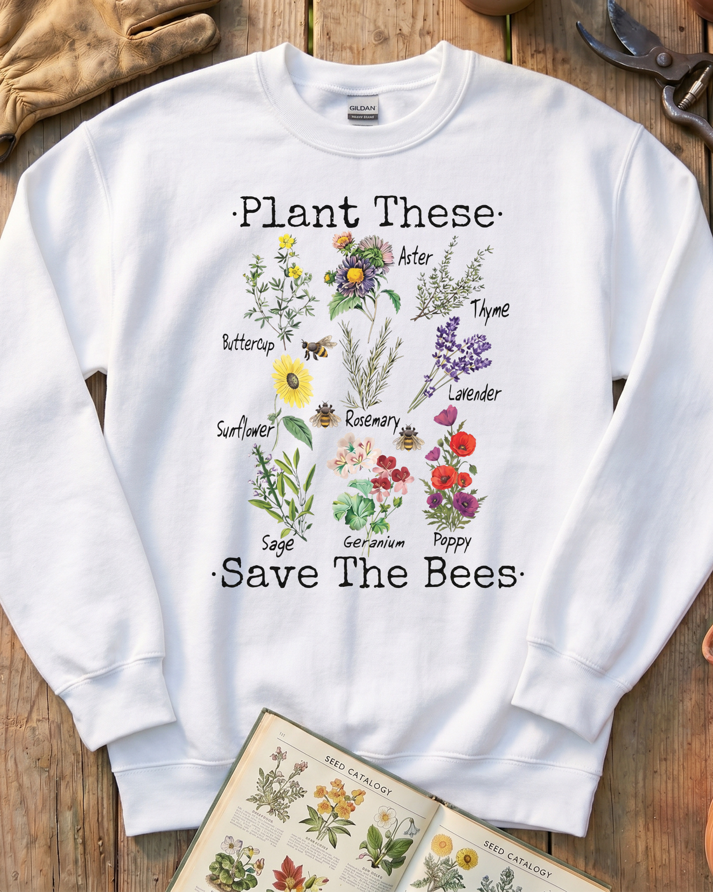 Plant These Save The Bees Sweatshirt