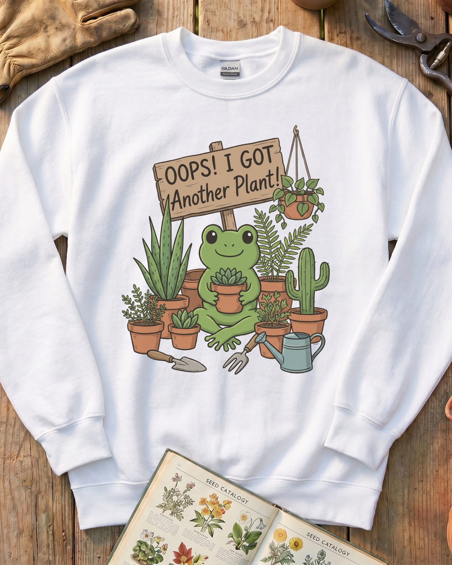 Minimalist Plant Lover Sweatshirt