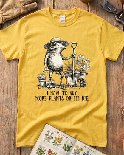 Funny Frog Plant Lover T-Shirt