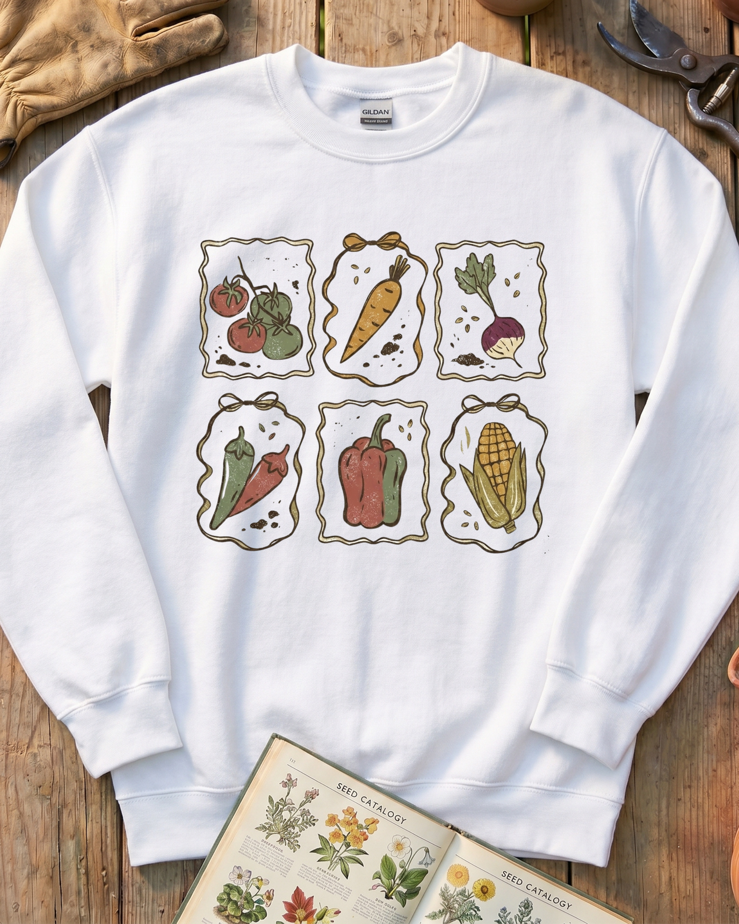 Vintage Vegetable Sweatshirt