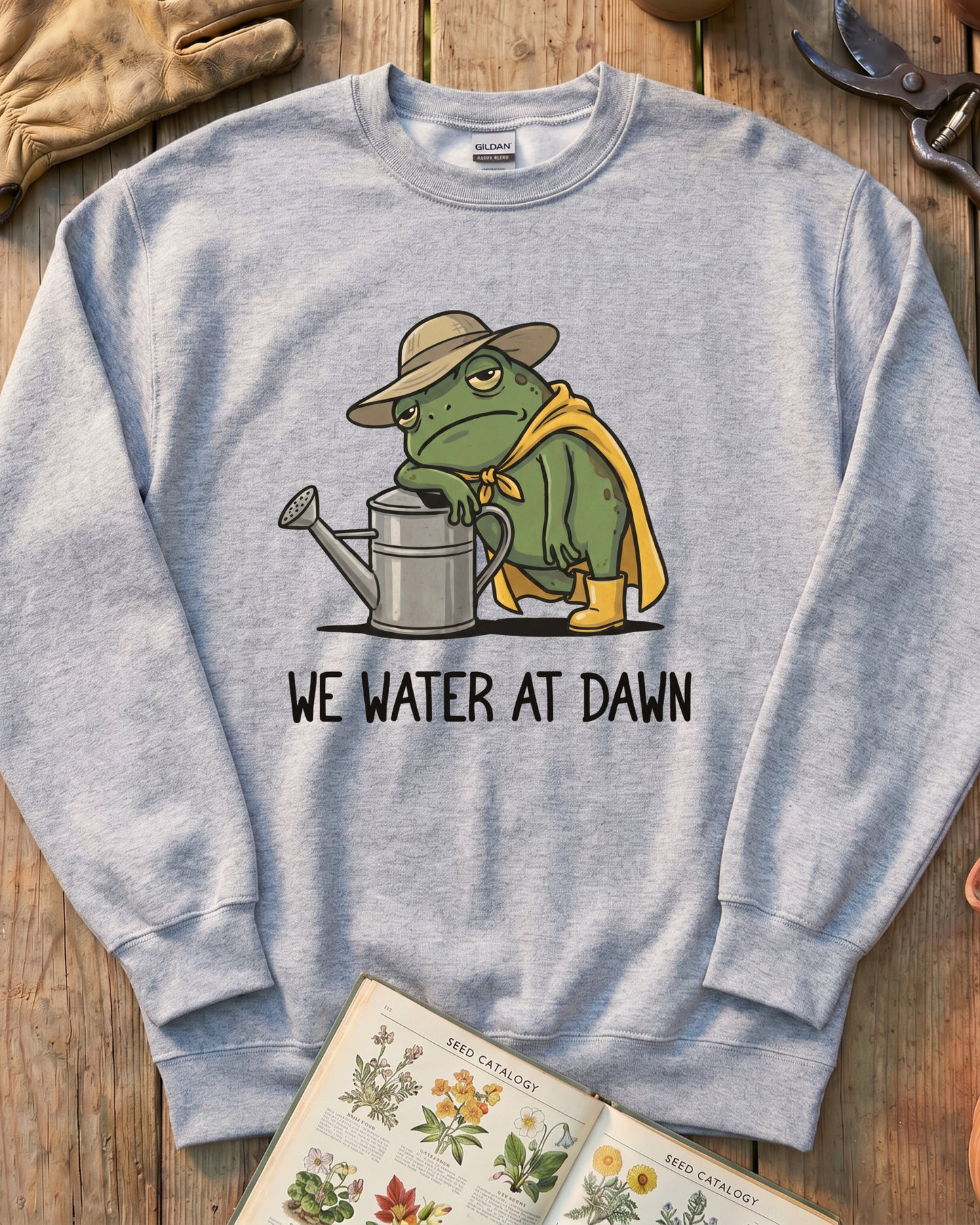 Frog Gardener Mood Sweatshirt