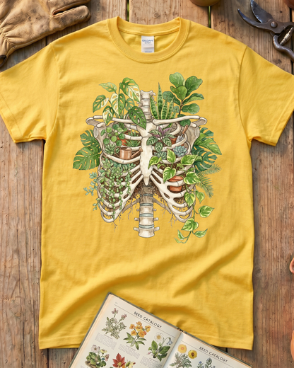 Skeleton Plant Lover Houseplant T-Shirt